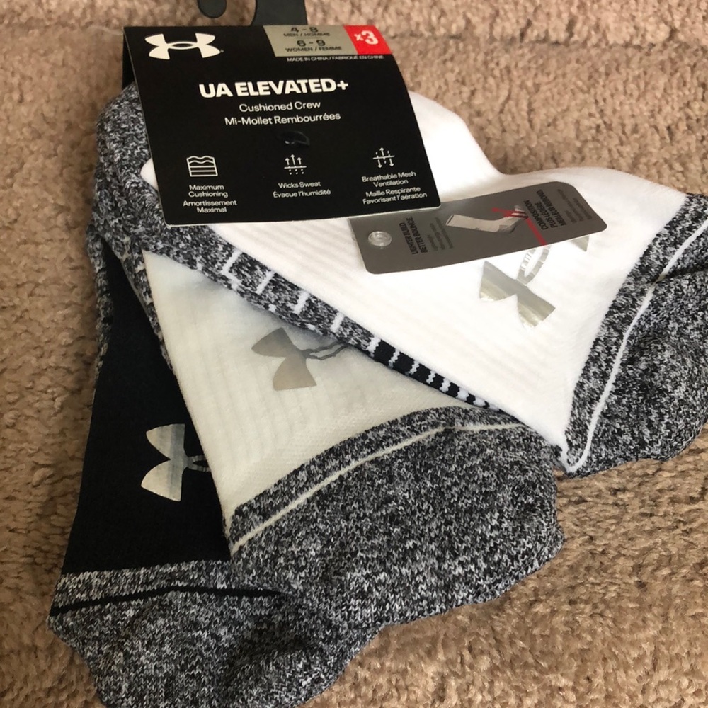 Under Armour UA Elevated 3paird Crew Socks